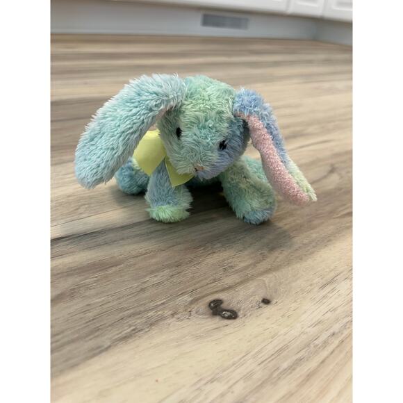 Russ Other - NIBBLES Pastel Bunny by Russ Berrie Soft Bean Bag Plush RARE VTG 27656